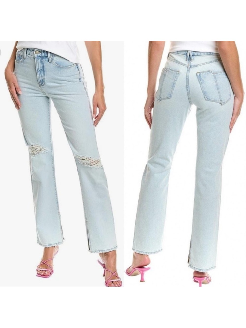 Good American Good Bootcut Distressed Women’s Jeans